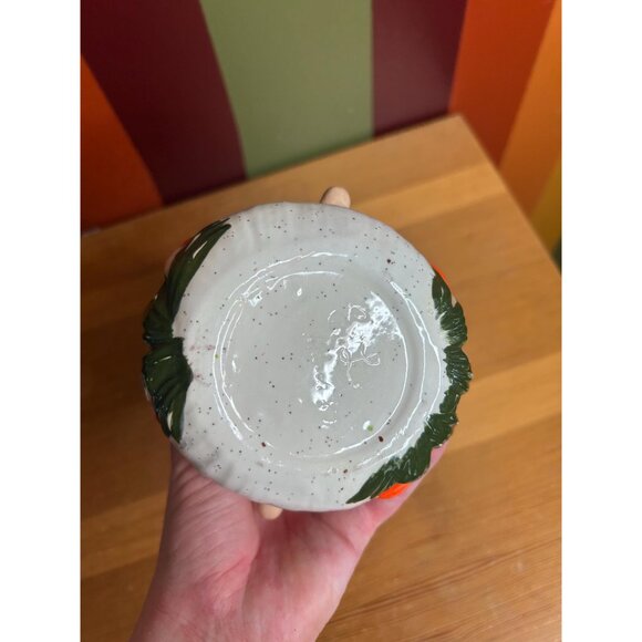 Arnels ceramic mushroom mushie sugar bowl and creamer cottagecore colourful - Picture 3 of 7